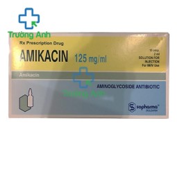 Amikacin 125mg/ml Sopharma - Thuốc điều trị nhiễm khuẩn hiệu quả