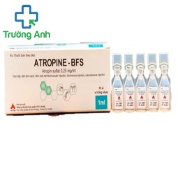 Atropine-BFS - Thuốc ức chế hệ thần kinh trung ương đối giao cảm hiệu quả của CPC1HN