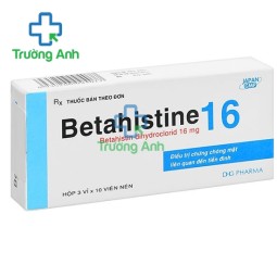 BETAHISTINE 16 DHG - Thuốc điều trị chứng chóng mặt hiệu quả