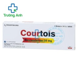 Courtois 10mg Davipharm - Thuốc điều trị tăng cholesterol máu