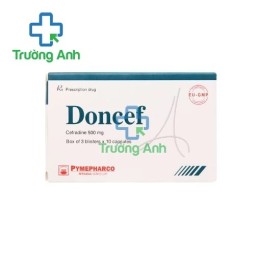 Doncef 500mg (viên) - Thuốc điều trị nhiễm khuẩn của Pymepharco