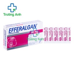 Efferalgan 80mg Upsa (viên đạn) - Thuốc điều trị giảm đau, hạ sốt cảu Fance