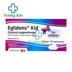 Eglidons kid - Viên đặt trực tràng điều trị táo bón hiệu quả