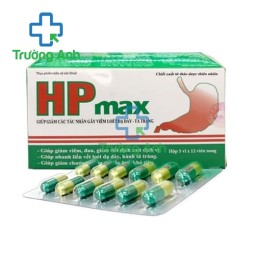 HP max - Thực phẩm chức năng điều trị viêm loét dạ dày hiệu quả