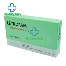Letrofam - Giúp điều trị rối loạn tuần hoàn máu não hiệu quả của Litva