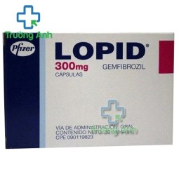 Lopid 300mg - Thuốc giúp hạ mỡ máu hiệu quả của Thái Lan