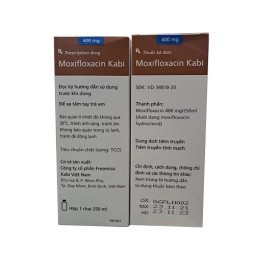Moxifloxacin Kabi 400mg/250ml - Thuốc điều trị nhiễm khuẩn hiệu quả