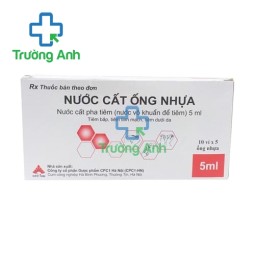 Nước cất ống nhựa 10ml CPC1HN - Dung môi hòa tan các thuốc tiêm hiệu quả