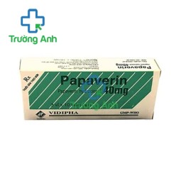 Papaverin 40mg Vidipha - Thuốc điều trị đau co thắt hiệu quả (10 hộp)