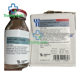 Paracetamol Kabi AD 1000mg/100ml - Dịch truyền trị đau, hạ sốt hiệu quả