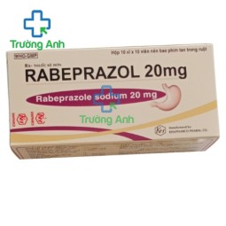 Rabeprazol 20mg Khapharco - Thuốc điều trị loét dạ dày tá tràng