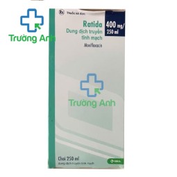 Ratida 400mg/250ml Krka - Thuốc điều trị nhiễm khuẩn hiệu quả