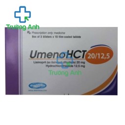 UmenoHCT 20/12,5 - Thuốc điều trị tăng huyết áp hiệu quả