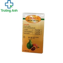 Vinaga - Dầu gấc viên nang giúp cung cấp dinh dưỡng cho cơ thể hiệu quả