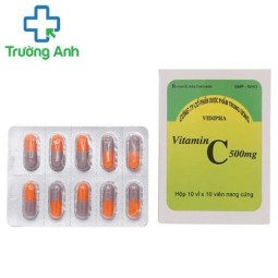 Vitamin C 500mg Vidipha - Giúp bổ sung vitamin C hiệu quả