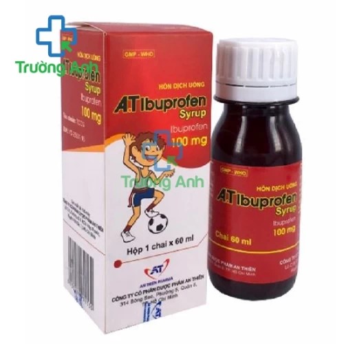 A.T Ibuprofen Syrup (chai 60ml) - Thuốc hạ sốt, giảm đau hiệu quả
