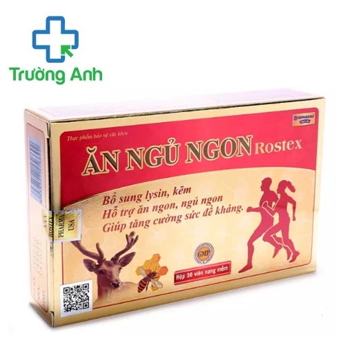 Ăn ngủ ngon Rostex (60 viên) - Bồi bổ cơ thể, tăng cường sức khỏe