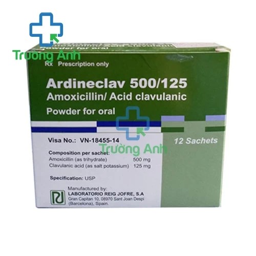 Ardineclav gói - Thuốc điều trị viêm hiệu quả của Tây Ban Nha