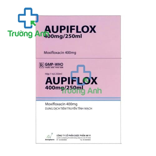 Aupiflox 400mg/250ml - Thuốc điều trị nhiễm khuẩn của Amvipharm