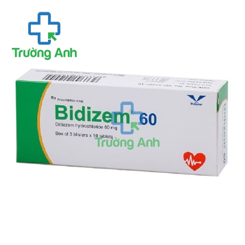 Bidizem 60 Bidipharm -Thuốc phòng ngừa và điều trị đau thắt ngực hiệu quả