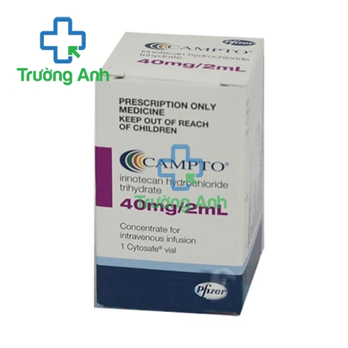 Campto 40mg/2ml - Thuốc điều trị ung thư cổ tử cung hiệu quả