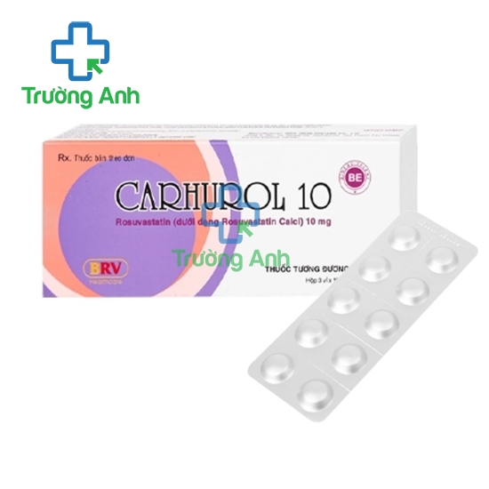 Carhurol 10 BRV - Thuốc điều trị tăng cholesterol máu hiệu quả