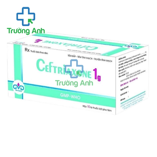 Ceftriaxone 1g MD Pharco - Thuốc điều trị nhiễm khuẩn hiệu quả