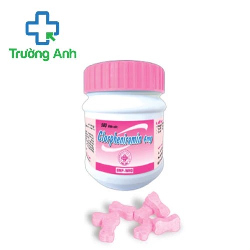 Clorpheniramin 4mg Nic (500 viên nén) - Thuốc chống dị ứng hiệu quả 
