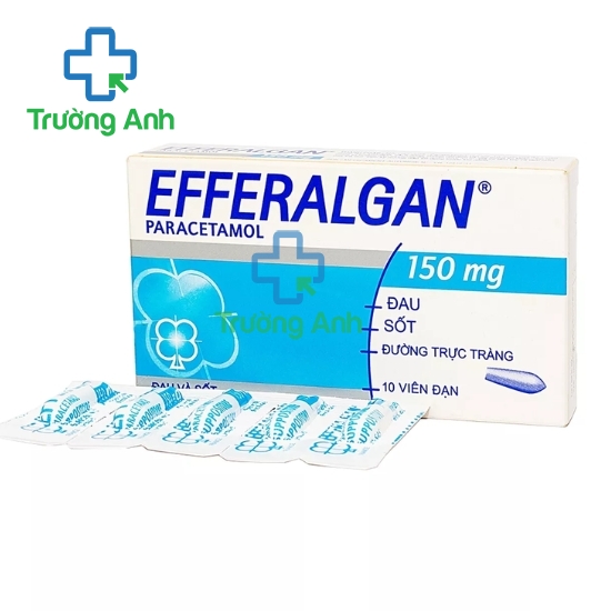 Efferalgan 150mg Upsa (viên đạn) - Thuốc giảm đau và hạ sốt hiệu quả