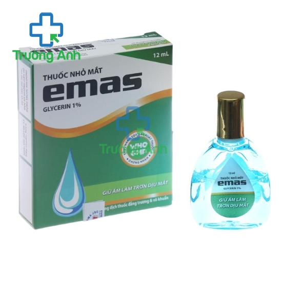 Thuốc nhỏ mắt Emas - Giúp giảm chứng nóng mắt, rát mắt, kích ứng mắt