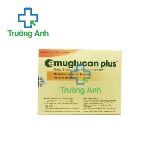 Emuglucan Plus - Nano Curcumin 150mg + Beta Glucan 60mg Foxs
