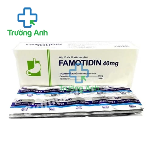 Famotidin 40mg Hataphar - Thuốc điều trị viêm loét dạ dày, tá tràng hiệu quả