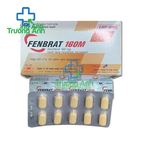 Fenbrat 160m - Thuốc điều trị tăng Cholesterol máu của Mebiphar