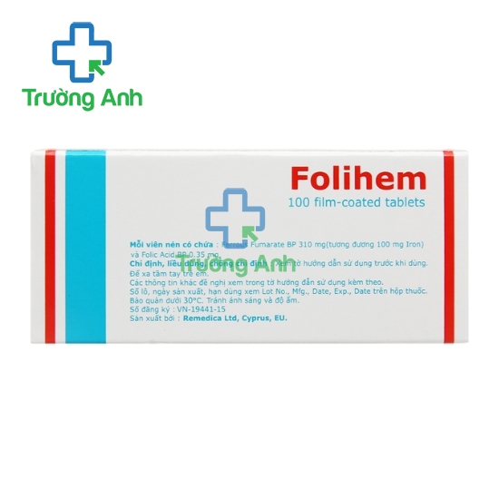 Folihem - Thuốc điều trị thiếu máu do thiếu sắt hiệu quả của Cyprus