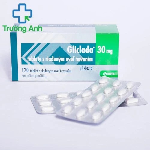 Gliclada 30mg KRKA - Thuốc điều trị tiểu đường không phụ thuộc insulin (type 2)