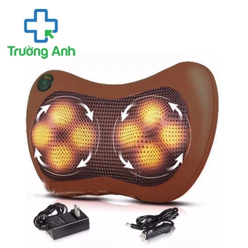 Gối massage hồng ngoại 8 bi trị đau nhức cổ-vai-gáy của Nhật Bản