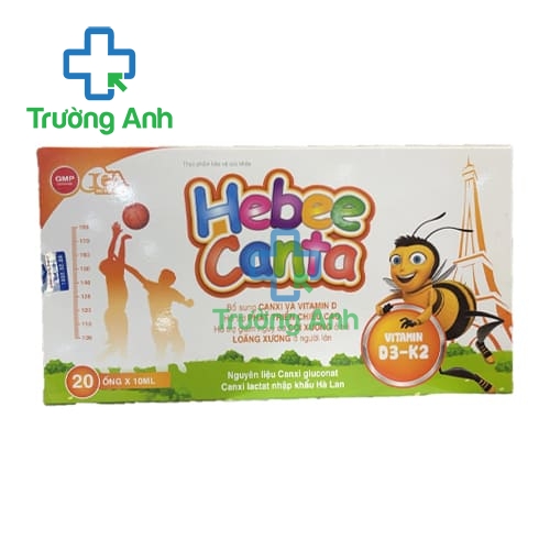 Hebee Canta - Bổ sung canxi hỗ trợ phát triển chiều cao hiệu quả 