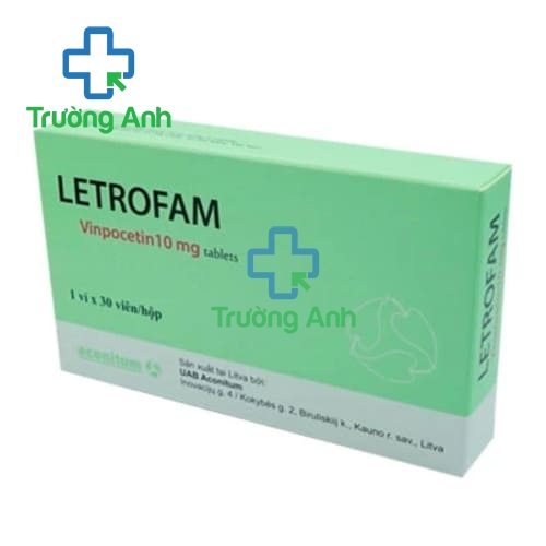 Letrofam - Giúp điều trị rối loạn tuần hoàn máu não hiệu quả của Litva