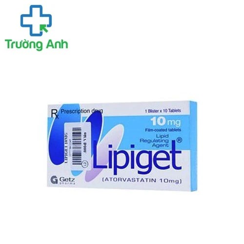 Lipiget 10mg - Thuốc giúp hạ mỡ máu hiệu quả