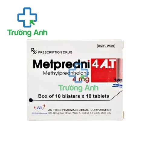 Metpredni 4 A.T - Thuốc chống viêm, ức chế hệ miễn dịch của An Thiên