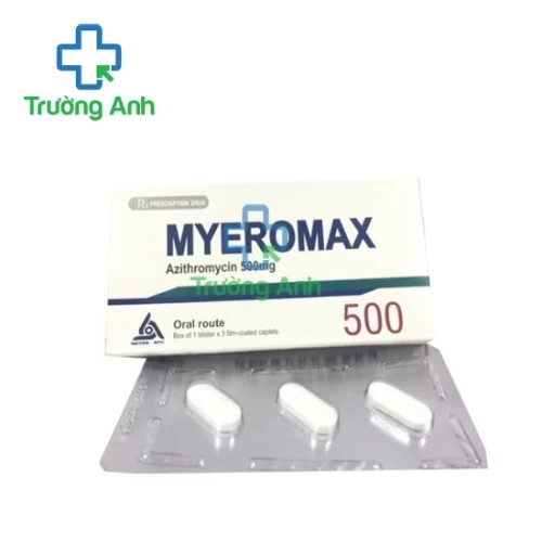 Myeromax 500mg - Thuốc kháng sinh điều trị nhiễm khuẩn hiệu quả