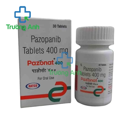 Pazonat 400mg Natco - Thuốc điều trị ung thư thận hiệu quả