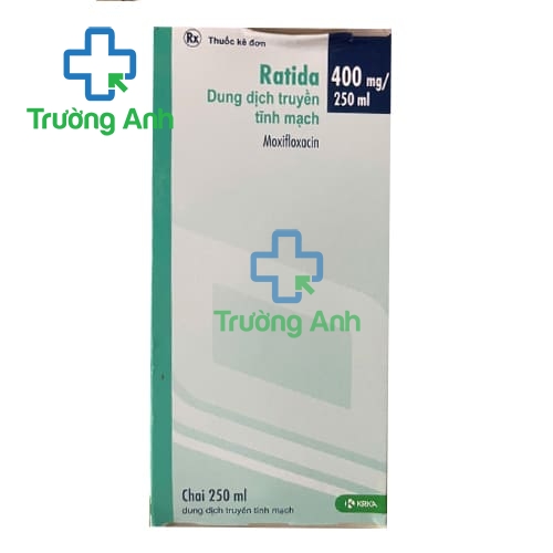 Ratida 400mg/250ml Krka - Thuốc điều trị nhiễm khuẩn hiệu quả