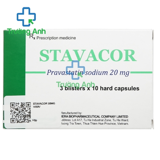 Stavacor 20mg - Thuốc điều trị tăng cholesterol hiệu quả của Herabiopharm