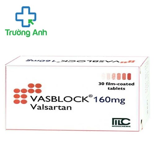Vasblock 160mg - Thuốc điều trị tăng huyết áp, suy tim hiệu quả