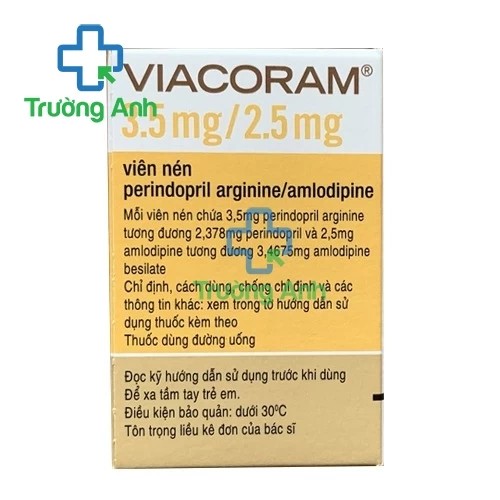 Viacoram 3.5mg/2.5mg - Thuốc điều trị tăng huyết áp