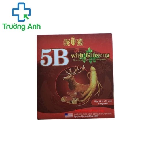 Vitamin 5B with Ginseng (Hộp 100 viên) - Giúp bồi bổ sức khỏe hiệu quả